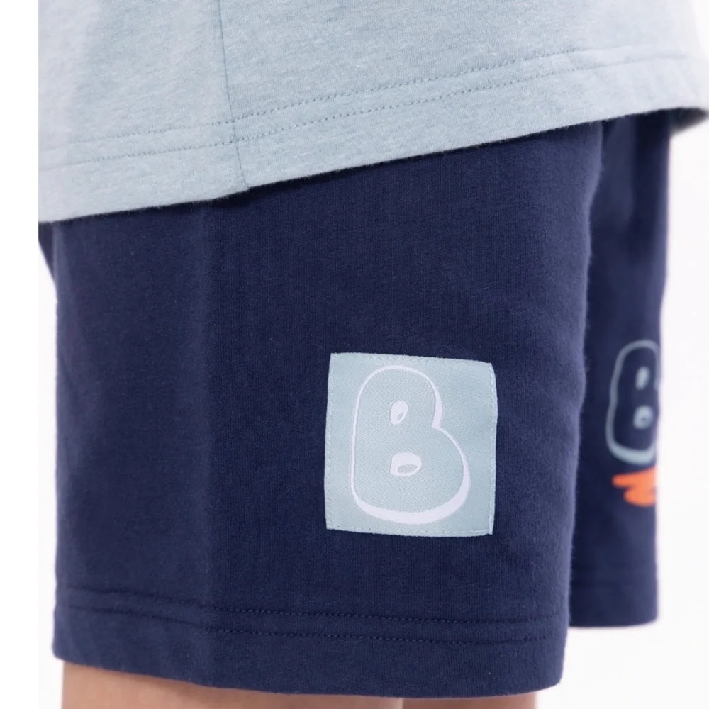 Bluey Boys' Short Sleeve Graphic Tee and Shorts Set, 2-Piece, Size 7